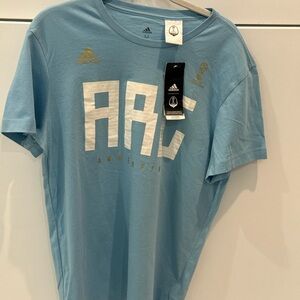 Adidas‎ Sky Blue Graphic Tee FiFA World Cup Rusia 2018